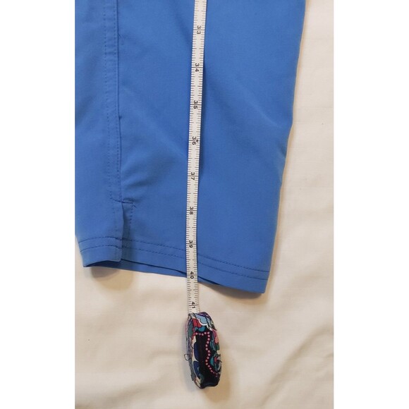 Figs Technical Collection Pants Womens Small Blue Drawstring Cargo Medical Scrub - Picture 10 of 11